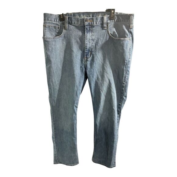 Carhartt Rugged Flex Relaxed Fit Medium Wash Blue Denim Men's Size 38 X 32 Jeans - Picture 1 of 7